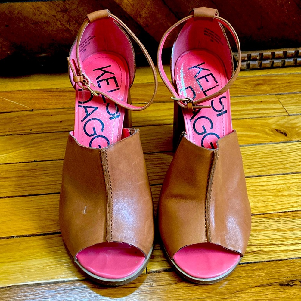 Kelsi Dagger Chunky Heel Sandal size 10